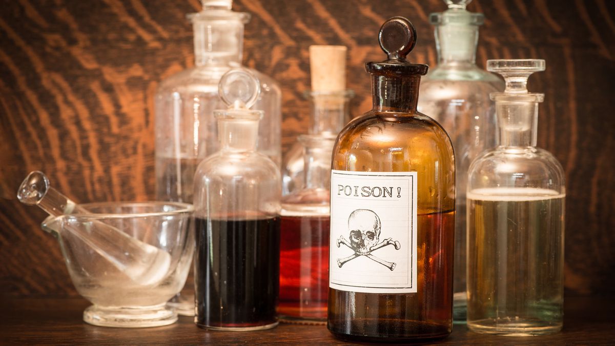 Poison bottles