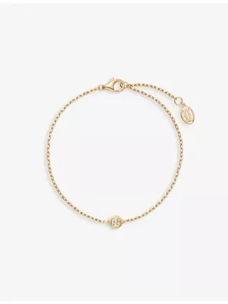 Cartier D'amour 18ct Yellow Gold and 0.13ct Diamond Bracelet