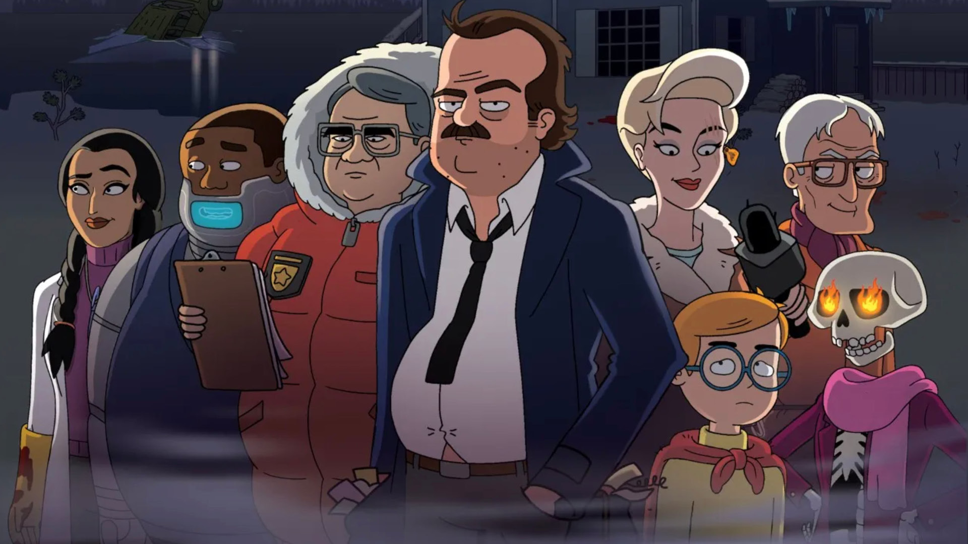 Promotional image for "Grimsburg" season 3