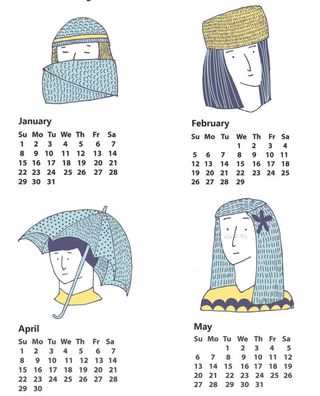 Alice Potter - 2012 calendar