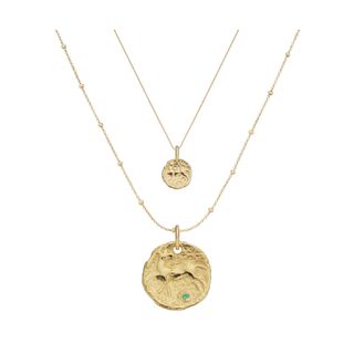 Gold vermeil siren small and large coin necklace Set, £230, Monica Vinader