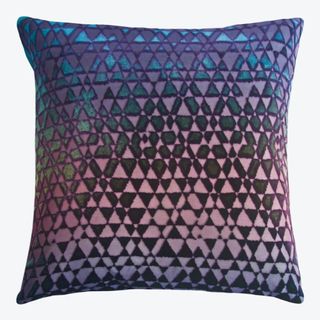 purple pillow on a white background