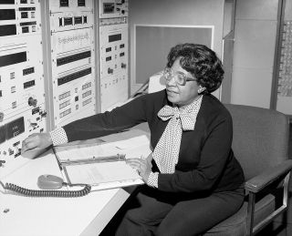 Mary W. Jackson at NASA's Langley Research Center in Hampton, Virginia, where she began work in 1951 and became the agency's first African American female engineer in 1958.
