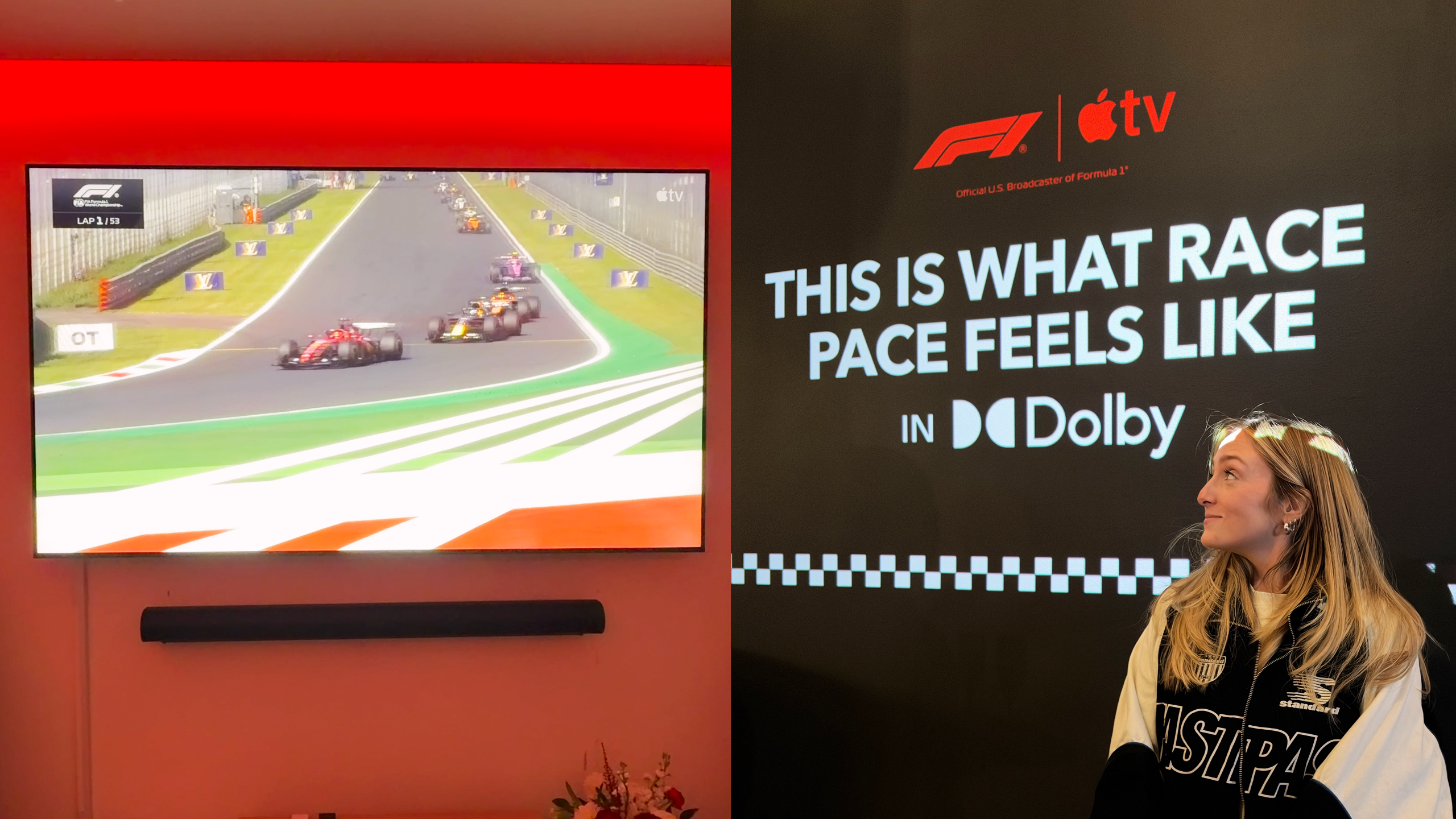 Formula 1 on Apple TV with Dolby Atmos