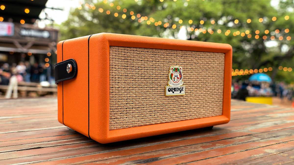 Orange Box Bluetooth speaker