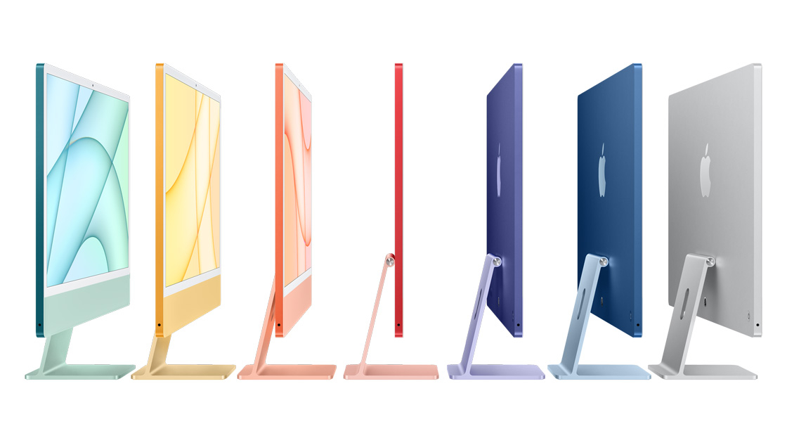 Apple iMac 2021 in every color