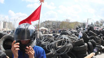Pro-Russian protesters in Ukraine