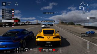 GT7 running on PS5 Pro showing ray tracing effects