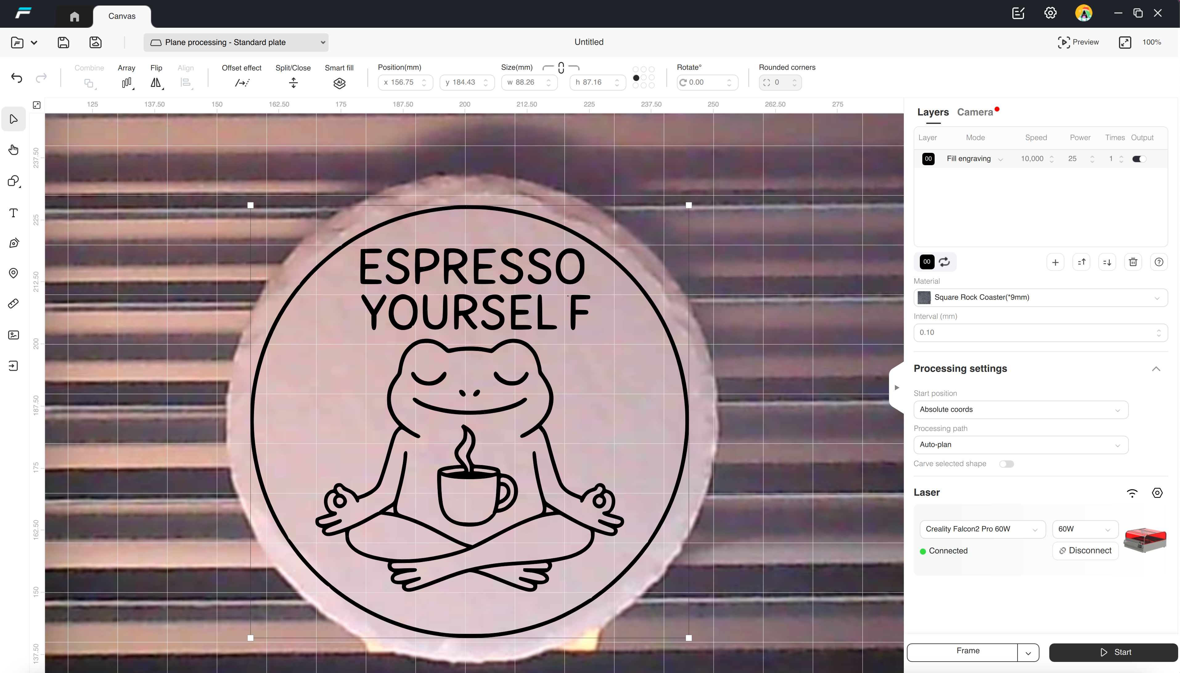 Software for Creality Falcon2 Pro 60W