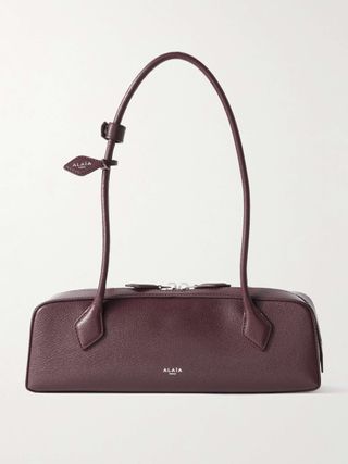 Le Teckel Textured-Leather Shoulder Bag