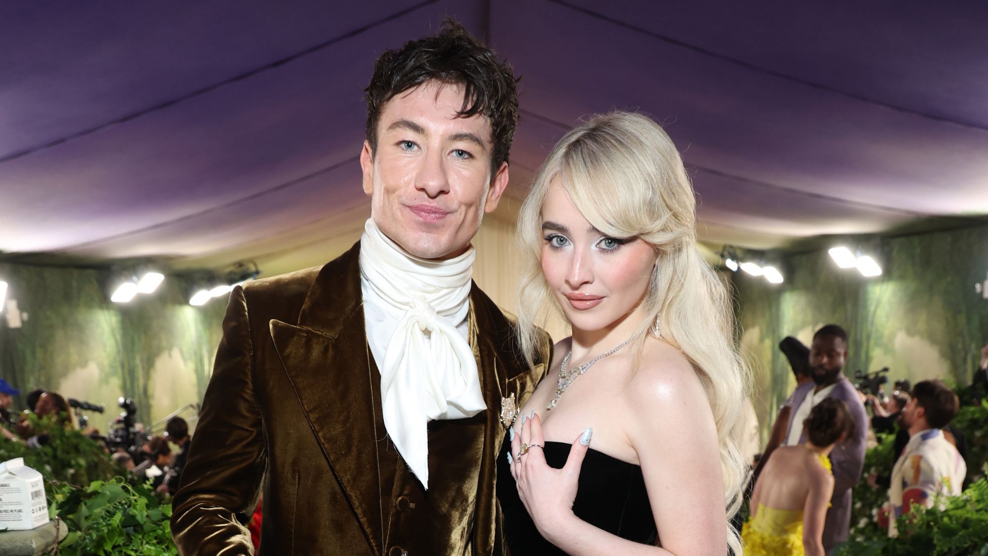Barry Keoghan and Sabrina Carpenter attend the 2024 Met Gala