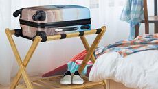 suitcase rack