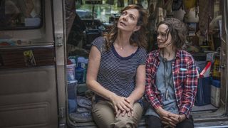 Allison Janney as Margaret Mooney and Elliot Page as Tallulah in Tallulah on Netflix