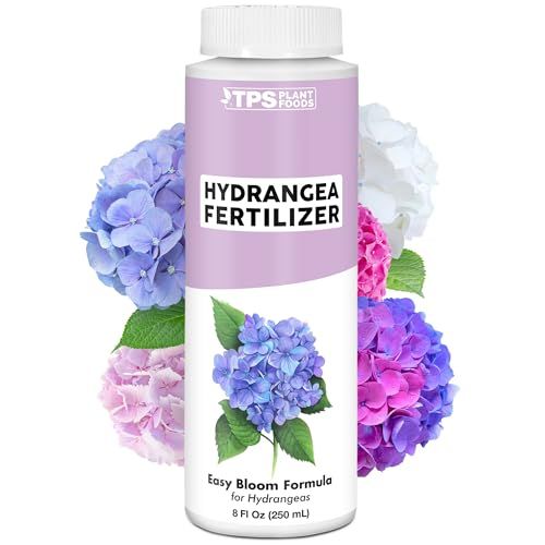 Hydrangea Fertilizer – Liquid Plant Food for Bigger Blooms, Rich Flower Color & Stronger Root Development, 8 Oz