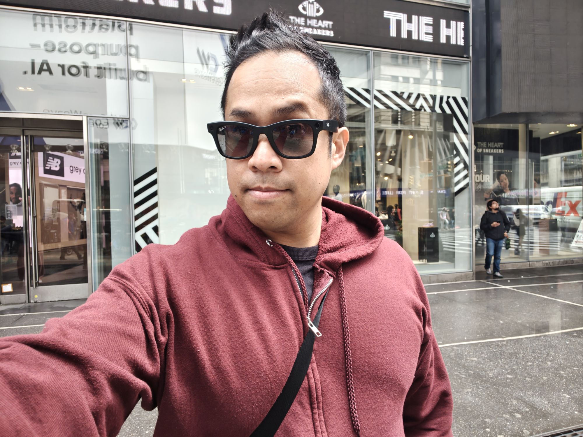 Motorola Razr Ultra 2025 selfie sample.