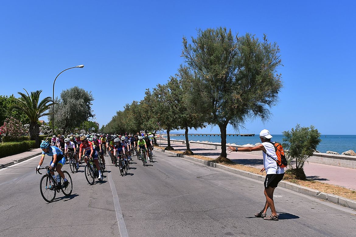 Stage 6 of the Giro Rosa was a hot one