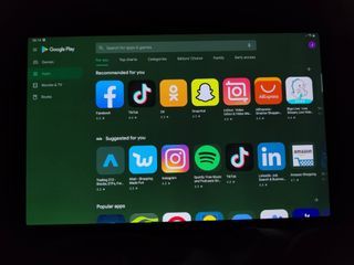 An image of the Galaxy Tab S7 Plus' display.