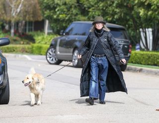 Diane Keaton has her dog, not dates, these days
