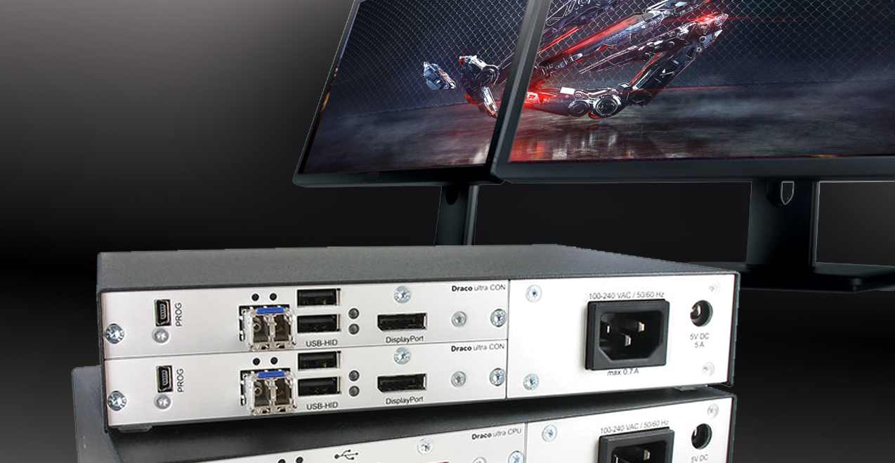 IHSE Launches Dual-Head 4K Extender Kit for Multidisplay Workstations