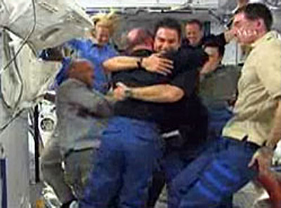 Astronauts Bid Emotional Farewell to Station Crew