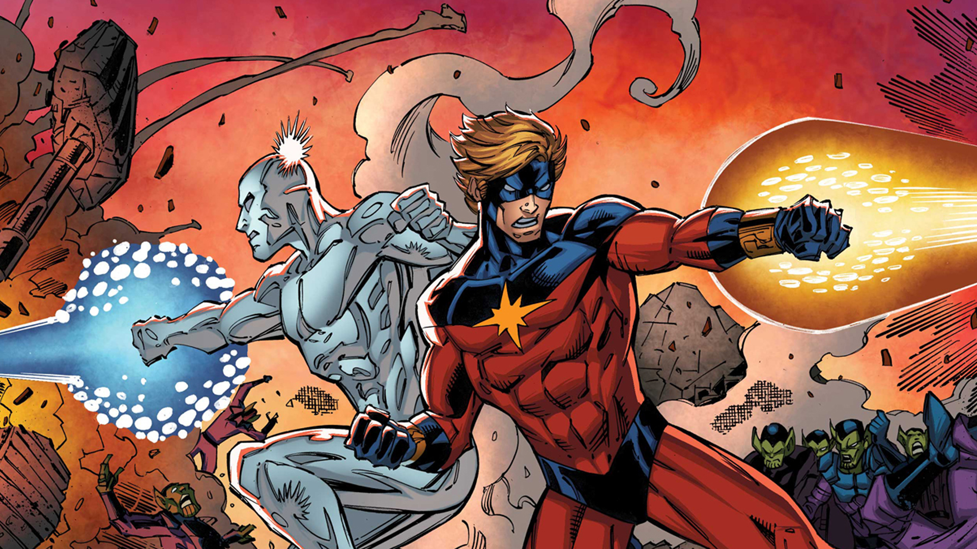 The original Captain Marvel returns for cosmic team-up in Silver Surfer -  Rebirth #1 preview | GamesRadar+
