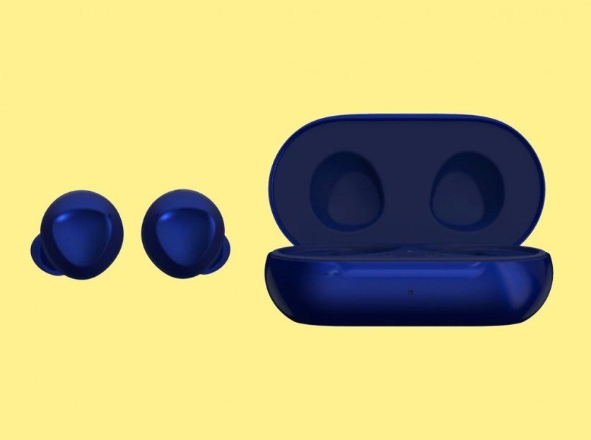 Samsung Galaxy Buds Plus Deep Blue Leaked Render