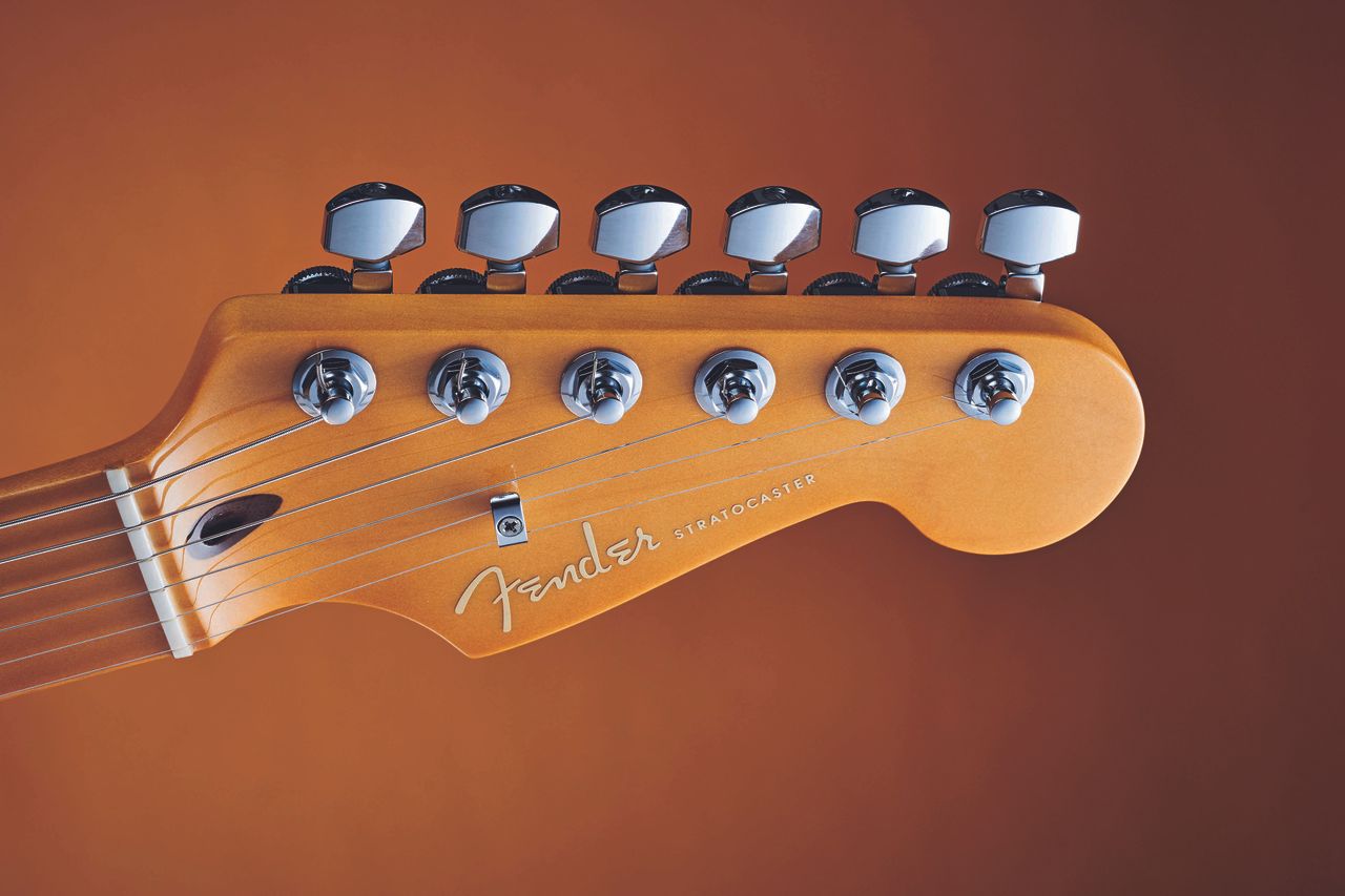The Elite series Strats had a rotary truss rod adjuster at the bottom of the neck but feedback from users influenced Fender&rsquo;s decision to return to tradition