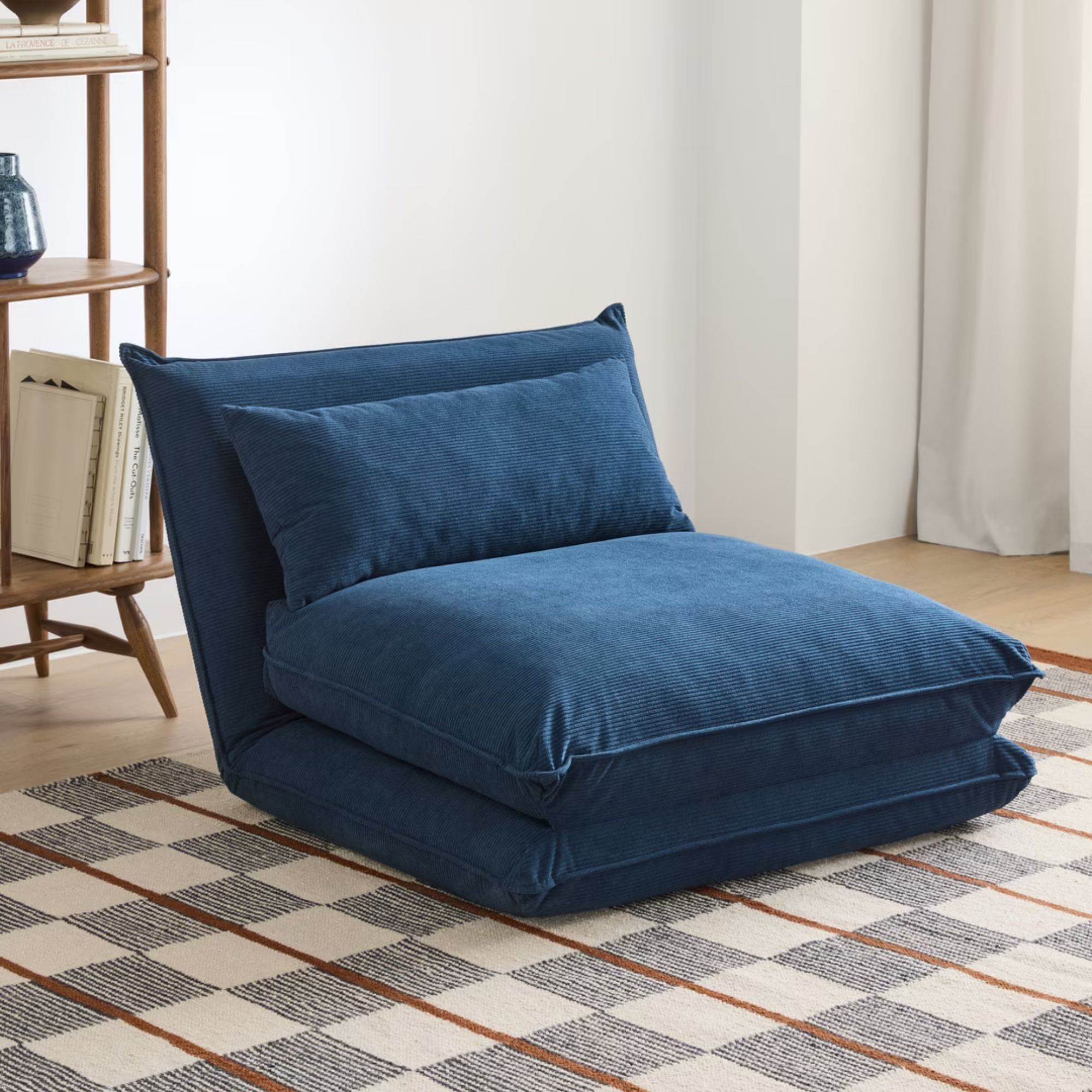 John Lewis &amp;amp; Partners, Anyday Nod Chair Bed in Navy Cord