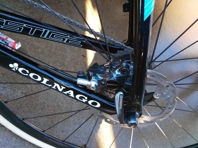 Sven Nys (Crelan-KDL) says that Shimano's current disc brake setup is still too heavy for his liking but switching to the company's XTR calipers would narrow that gap