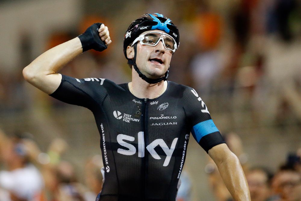 Elia Viviani wins the final stage in Abu Dhabi