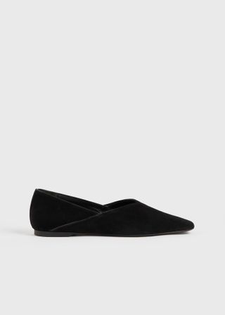 The Everyday Flat Black Suede