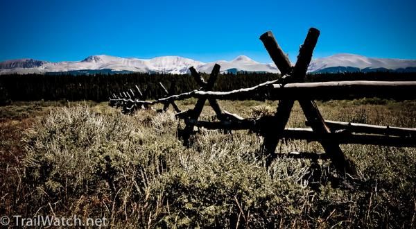Scenery along the route was quite spectacular with the Rocky Mountains ever present.