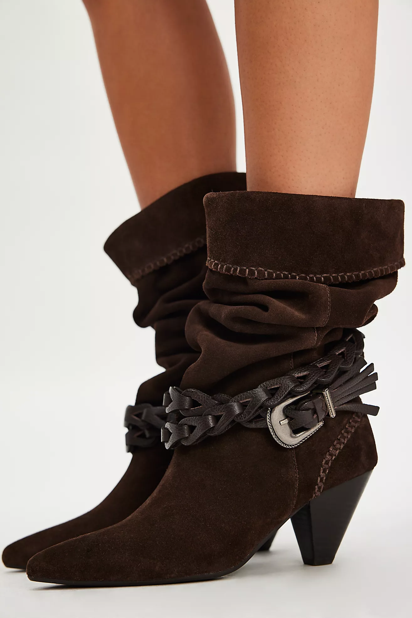 Bridget Belt Slouch Boots