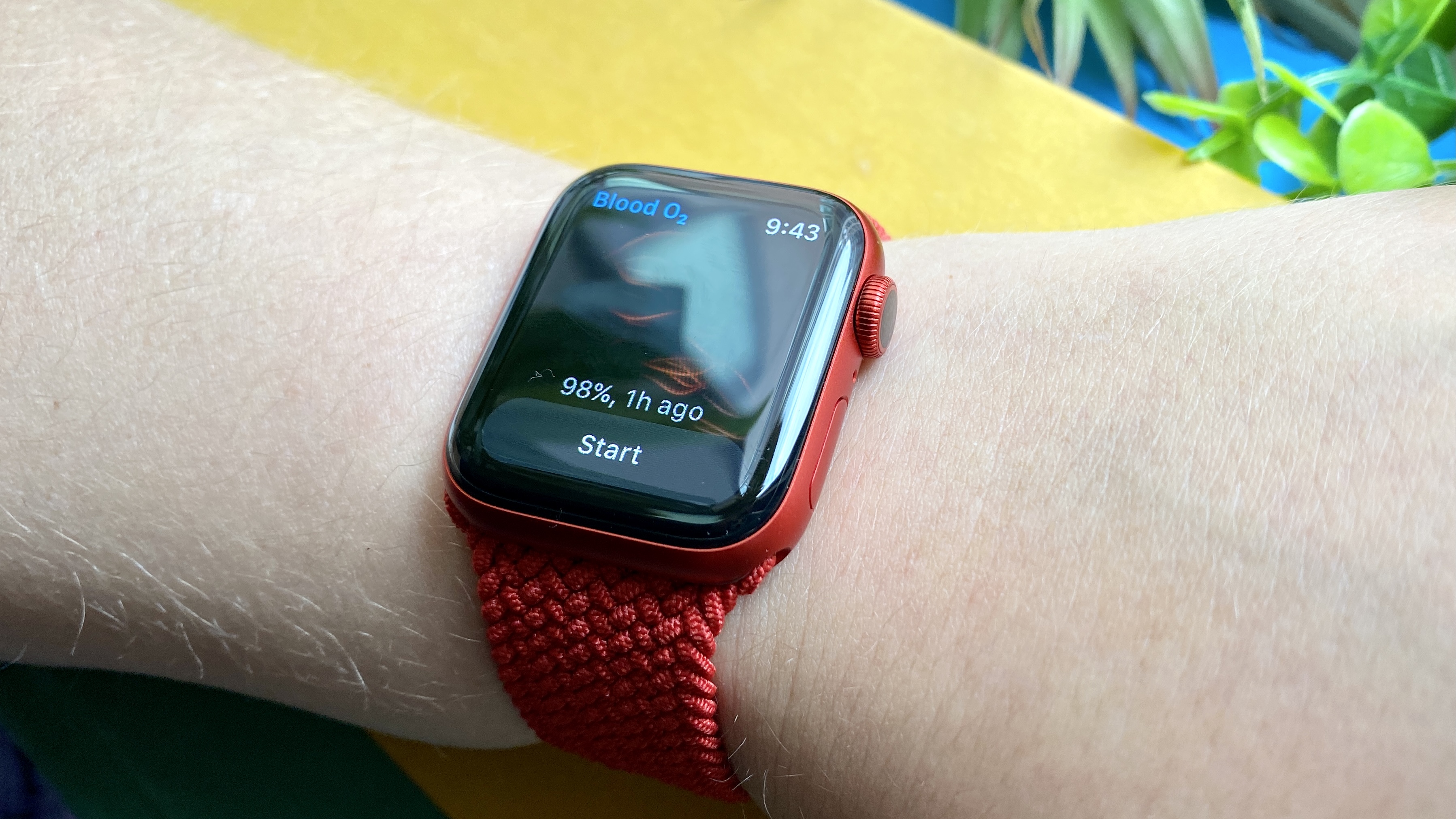 Apple Watch blood oxygen app