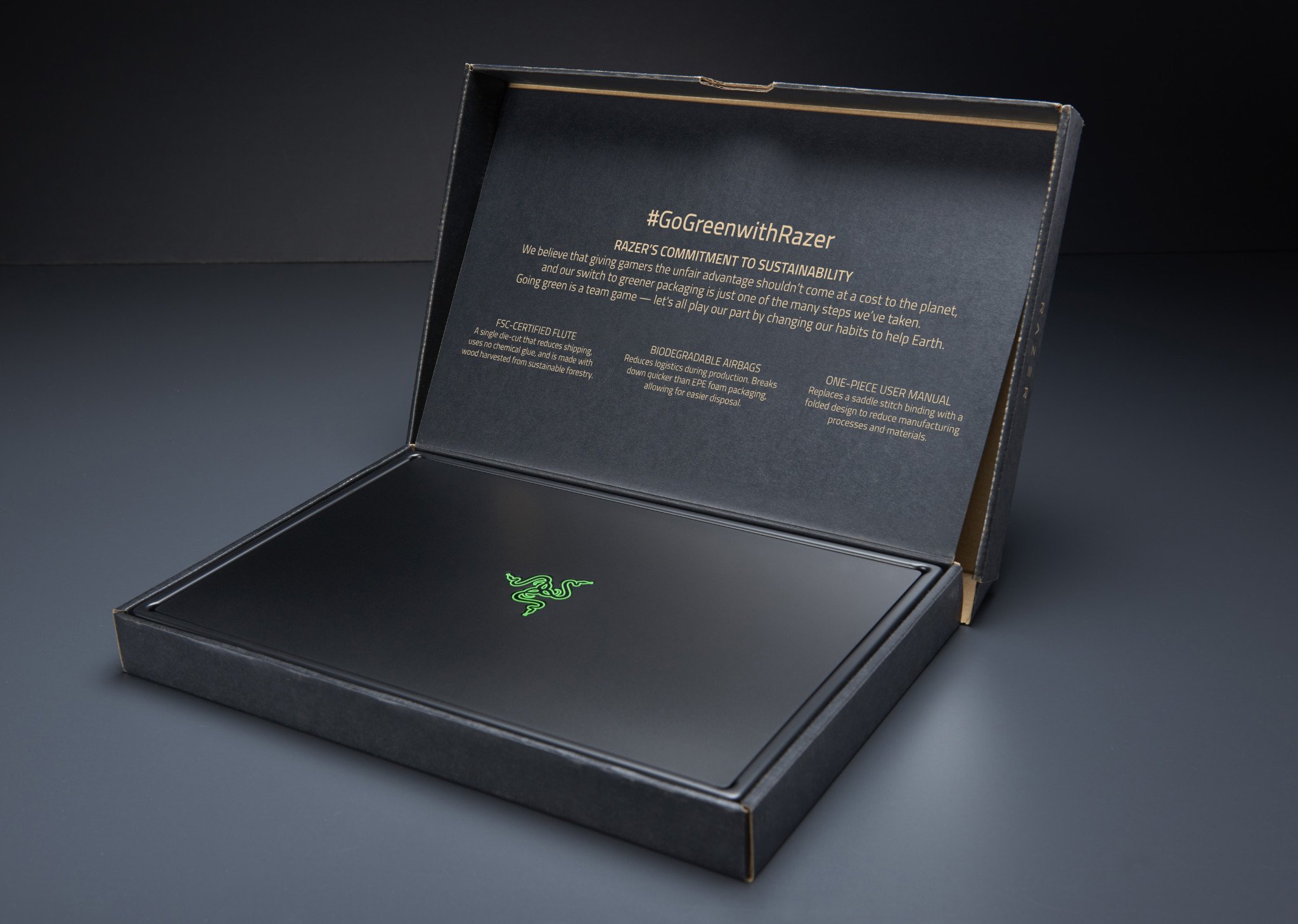 Razer Sustainable Packaging