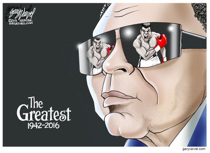 Editorial Cartoon U.S. Muhammad Ali 2016