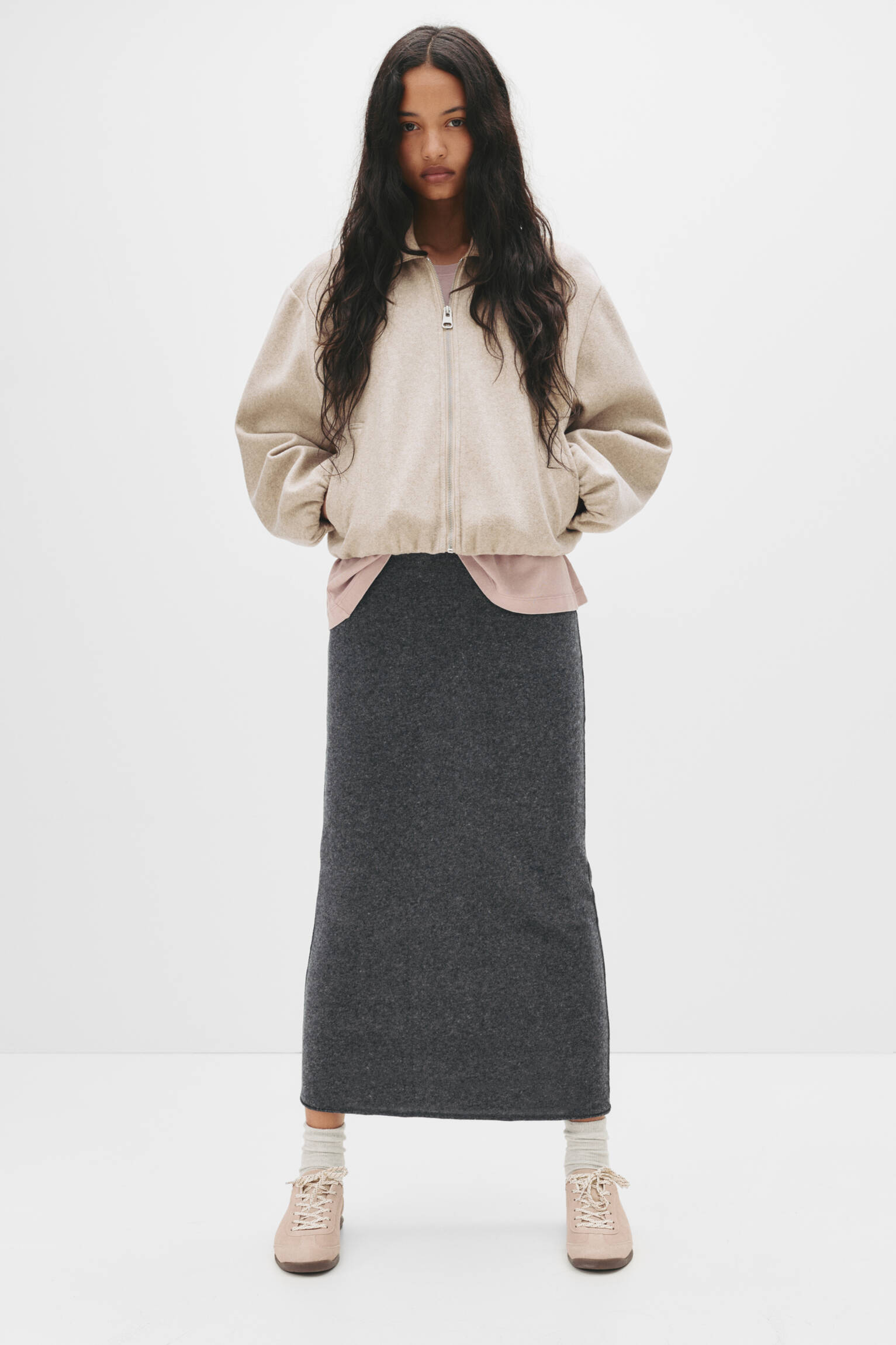 Cloth Bomber Jacket