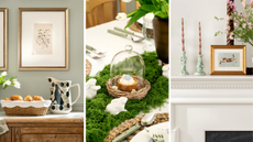 three images of Easter decor from McGee & Co.