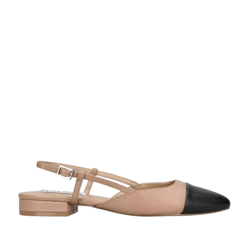 Steve Madden , Belinda 217 Contrast-Panel Leather Slingback Pumps