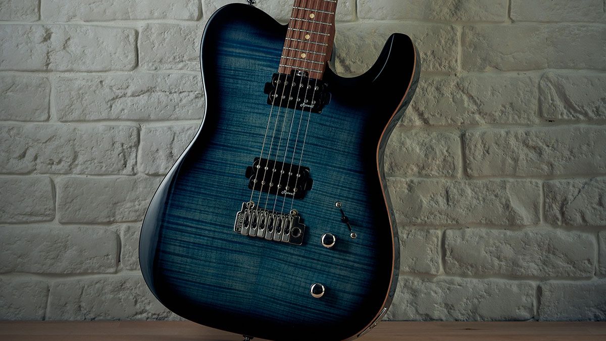 Harley Benton Fusion-T HH Flame Blue Burst