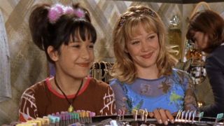 Lalaine and Hilary Duff on Lizzie McGuire