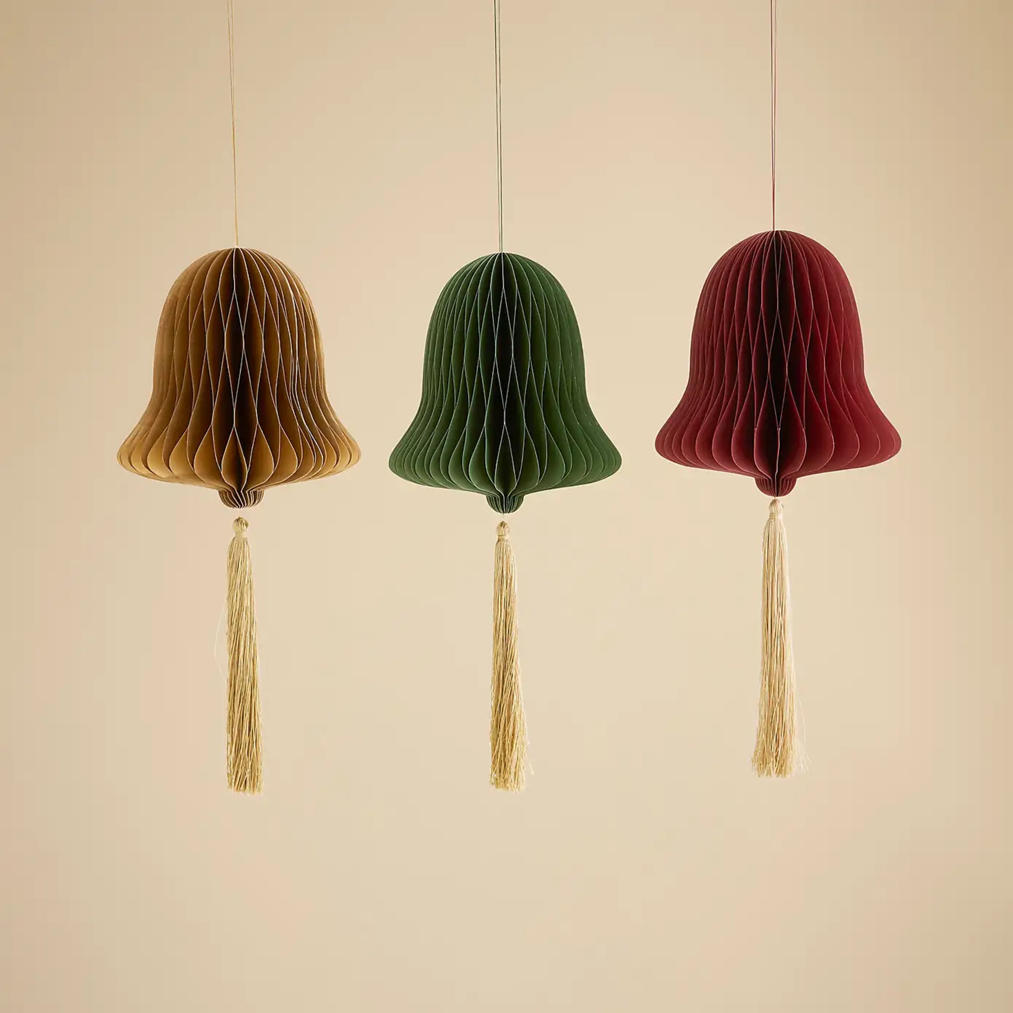 Dunelm Set of 3 20cm Hanging Paper Bells
