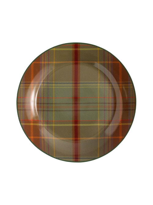 Woodrow Plaid Stoneware Salad Plates - Set of 4