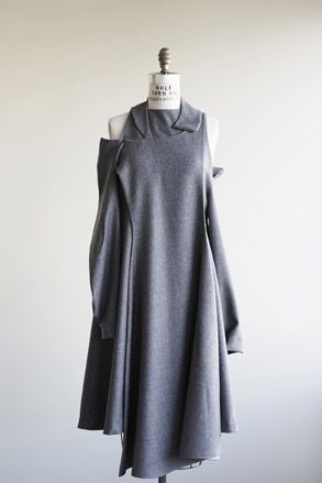 Grey dress on mannequin