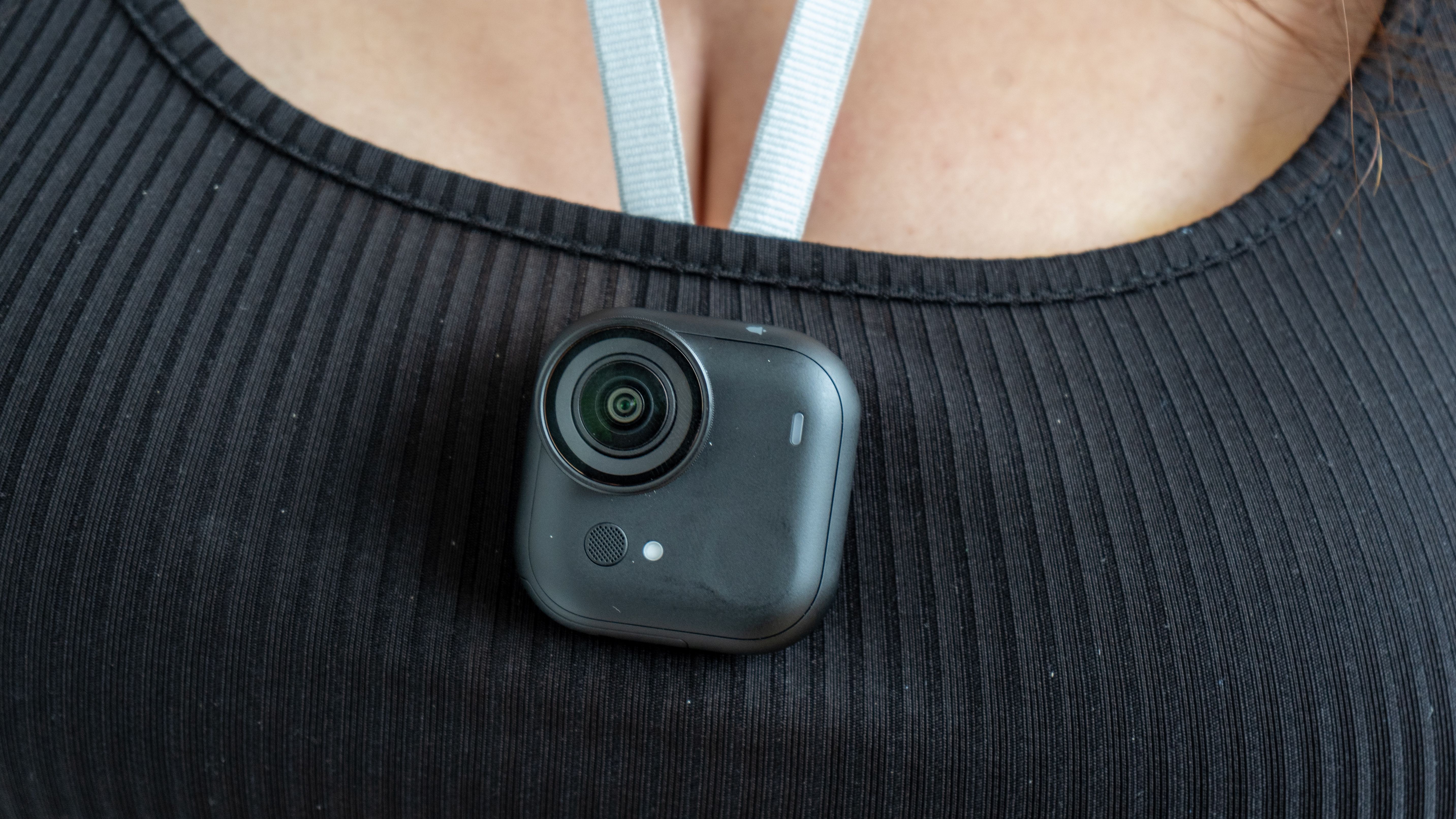 Insta360 Go Ultra worn by Ariane Sherine