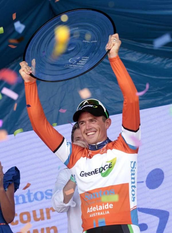 Simon Gerrans (GreenEdge) was warmly greeted in Adelaide.