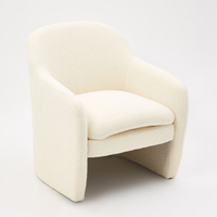 Cream Boucle Accent Chair | £149.99 at TK Maxx