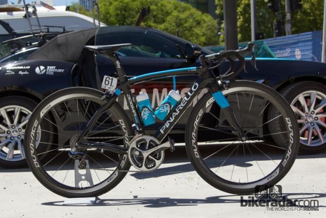 Richie Porte's Pinarello Dogma2 65.1 - ready to begin the 2014 season