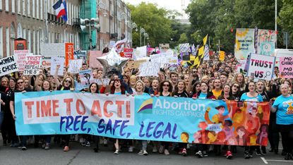 Ireland abortion protest 