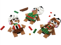 Lego  Gingerbread Ornaments